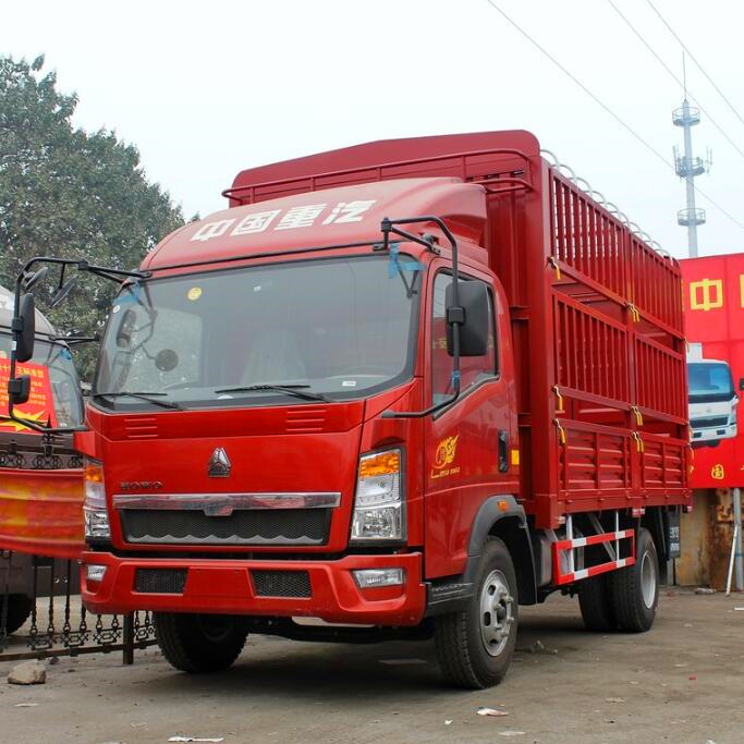 中国重汽HOWO 悍将 115马力 4.2米单排仓栅式轻卡2